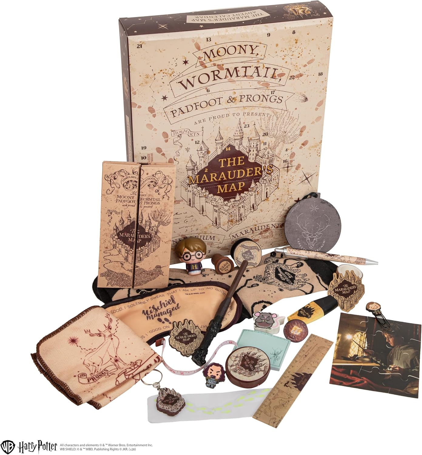 Harry Potter Advent Calendar Marauder`S Map New Edition 2026