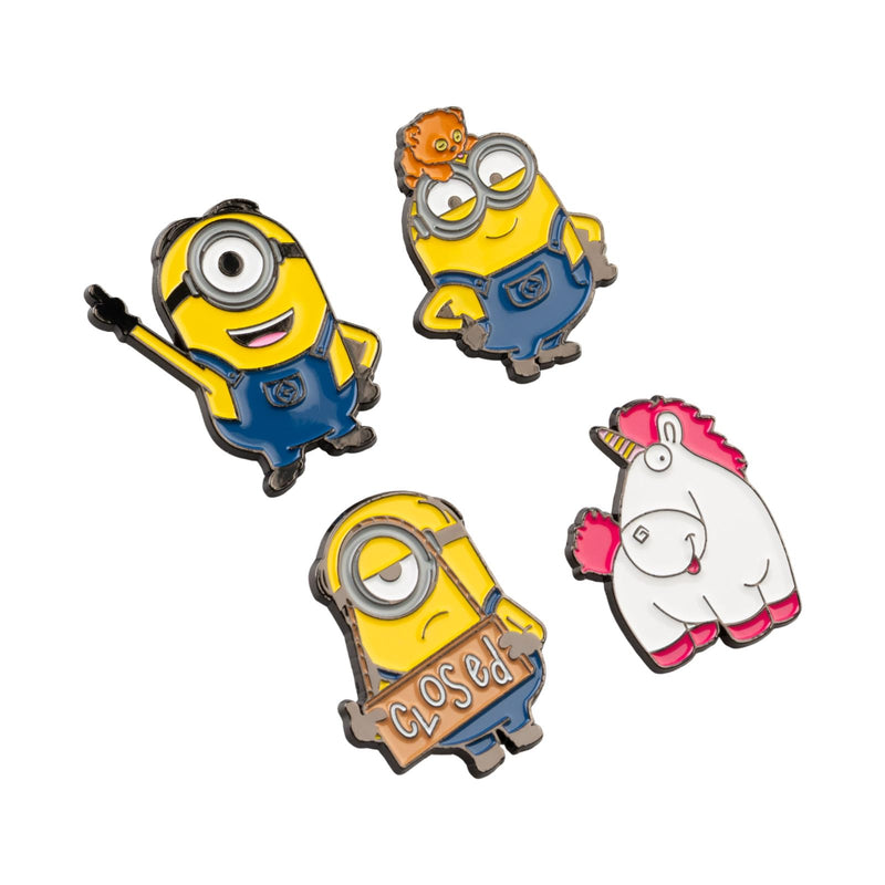 Minions Pin Badges Set Of 4