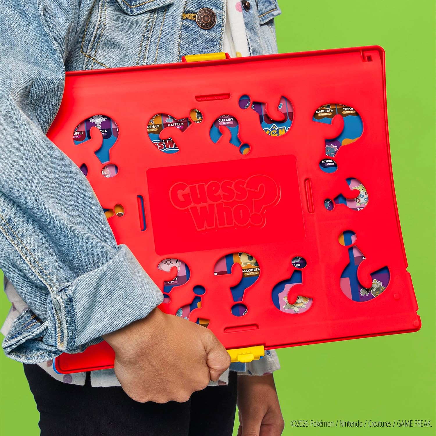 Guess Who? Pokémon Edition Game | 48 Pokémon | Fun Kids Board Games for Families | 2 Players | 15 Mins. | Travel Friendly | Ages 6+