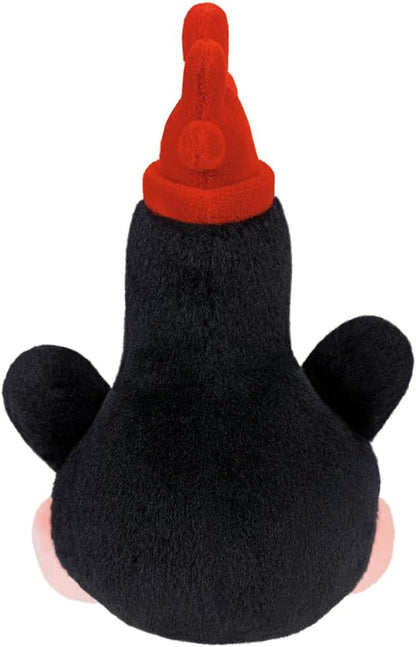 AURORA - 61685 -Feathers McGraw Palm Pals Soft Toy from Wallace & Gromit - 13cm - Black & Red - Fun Collectable Plush for Kids and Wallace & Gromit lovers - Perfect for any occasion