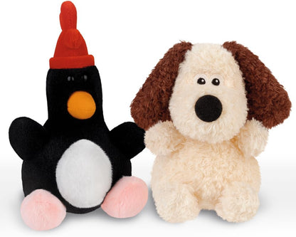 AURORA - 61685 -Feathers McGraw Palm Pals Soft Toy from Wallace & Gromit - 13cm - Black & Red - Fun Collectable Plush for Kids and Wallace & Gromit lovers - Perfect for any occasion