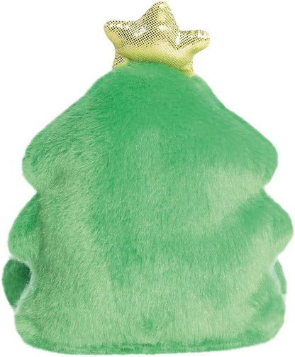 AURORA- 99406 -Palm Pals Douglas Christmas Tree Soft Toy -13cm -Green - Fun Collectable Plush for Kids and Adult Collectors - Perfect for Holiday Decorations or Gifts