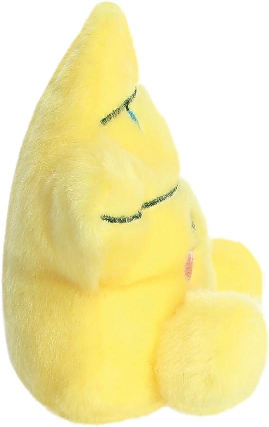 AURORA -99407 -Palm Pals Navi Star Topper 13cm Soft Toy – Fun Collectable Plush for Kids and Adult Collectors - Perfect for Christmas Decorations and Gifts -Yellow