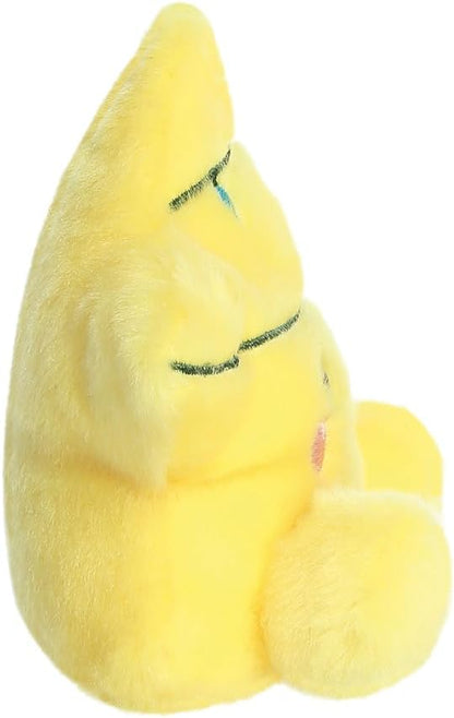 AURORA -99407 -Palm Pals Navi Star Topper 13cm Soft Toy – Fun Collectable Plush for Kids and Adult Collectors - Perfect for Christmas Decorations and Gifts -Yellow