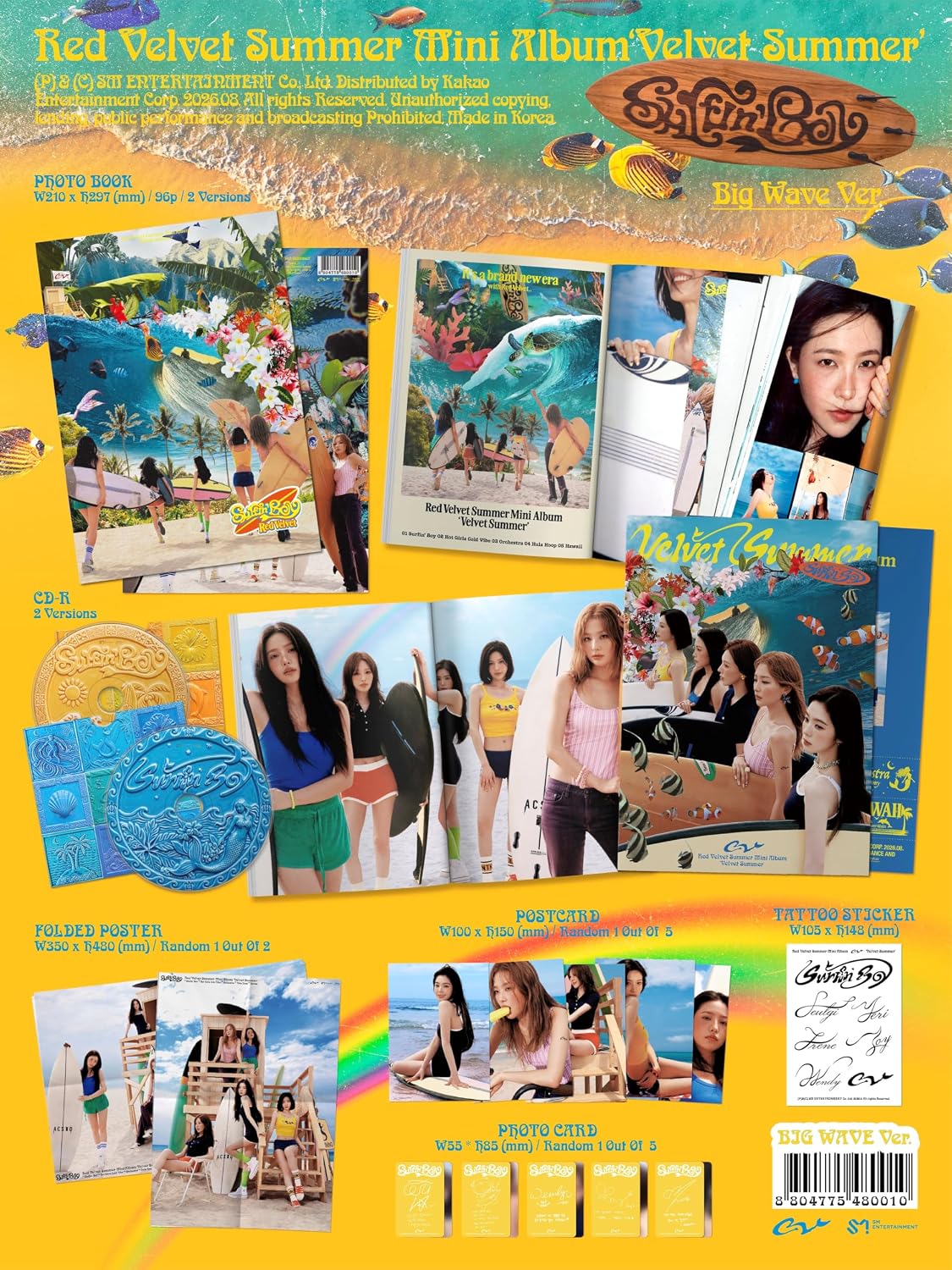 VELVET SUMMER - BIG WAVE VERSION (ASIA)