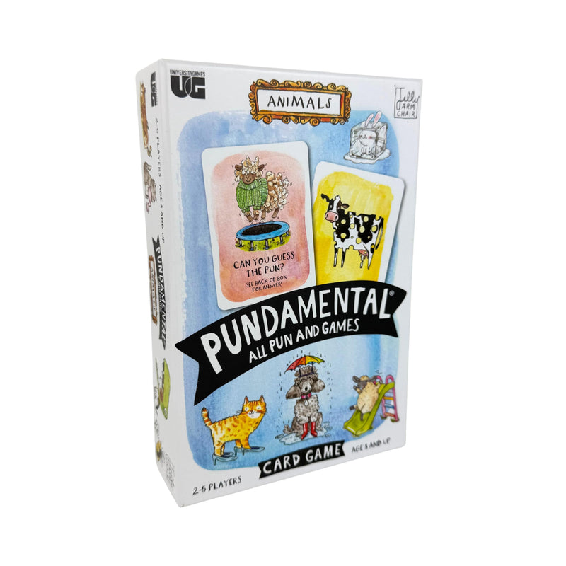 Jelly Armchair Pundamental Animals Card Game, All Pun and Games Matching Game