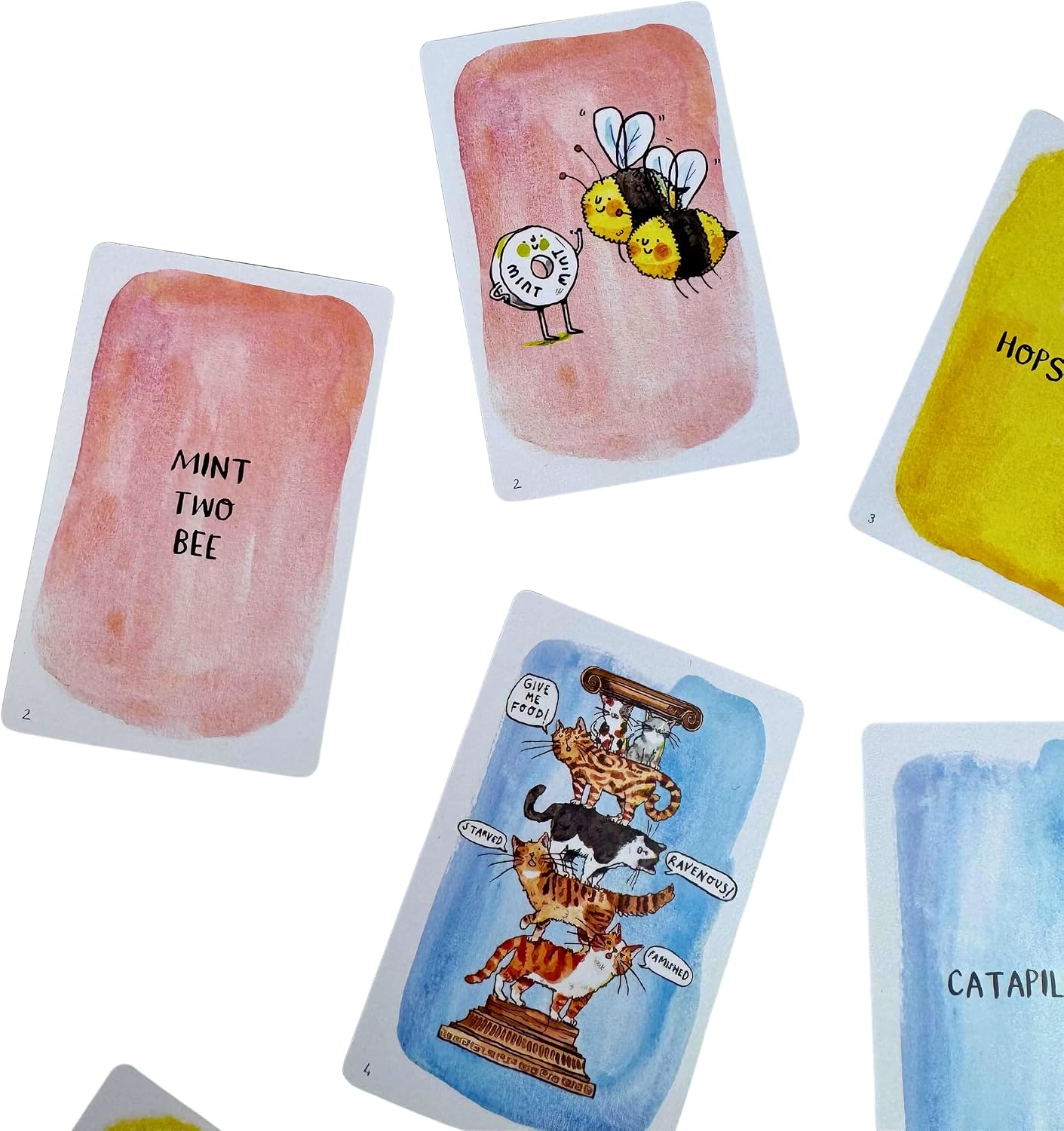 Jelly Armchair Pundamental Animals Card Game, All Pun and Games Matching Game