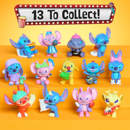 Disney Stitch Friday Night Fun Blind Capsule Figure, Mini Collectible | Height 2 in, Surprise Blind Capsule, 13 to collect, Includes 1 figure and capsule, Ages 3 years