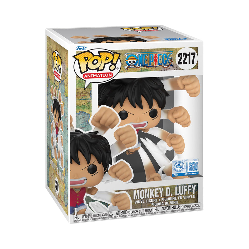 Funko POP! Premium: One Piece - Luffy - Gum Gum Gatling - Amazon Exclusive - Collectable Vinyl Figure - Gift Idea - Official Merchandise - Toys For Kids & Adults - Model Figure for Collectors