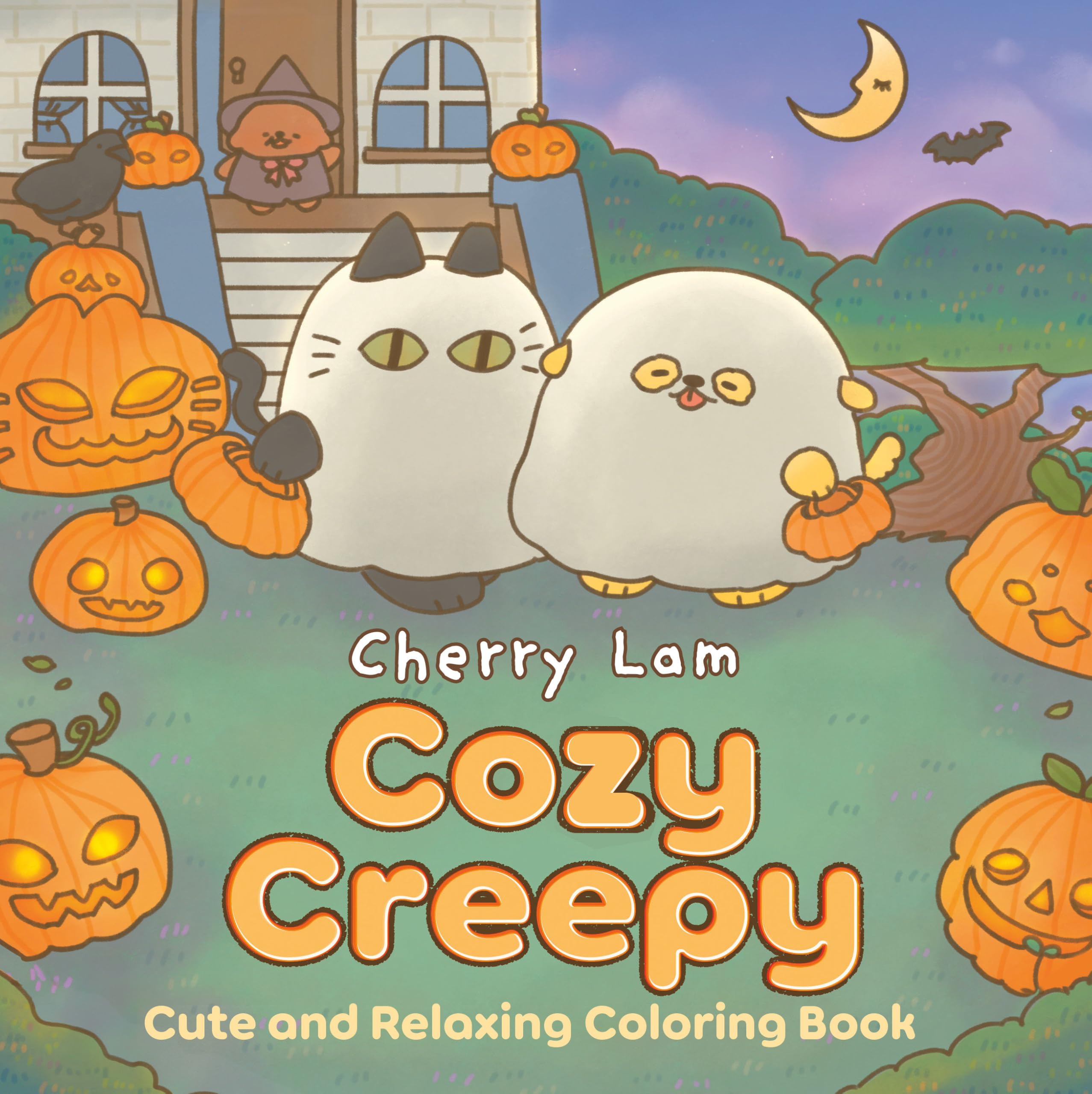 Cozy Creepy: Cute and Relaxing Coloring Book