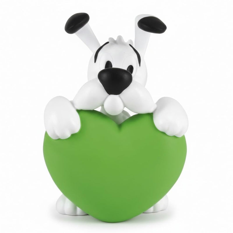 Plastoy Astérix Figur Idéfix grünes Herz - PVC - 5 cm