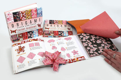 Cherry Blossoms Origami Paper and Book: 20 Easy Models with 96 High Quality Folding Sheets (Double-Sided