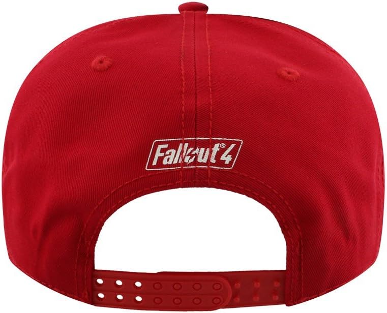 Fallout SB090901FOT 4 Nuka Cola Logo Snapback Baseball Cap, One Size, Red (SB090901FOT