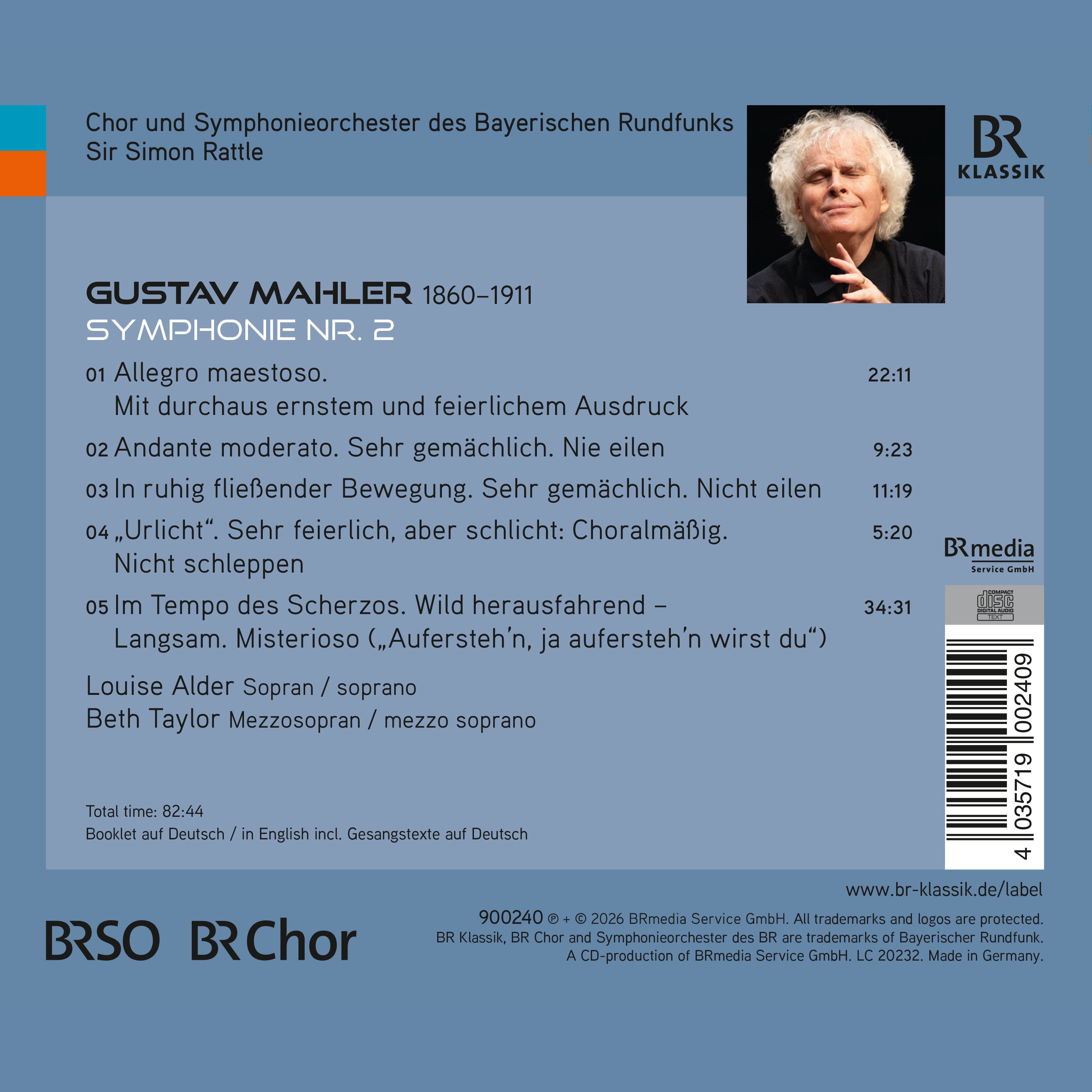 Mahler: Symphonie Nr. 2 'Auferstehungssymphonie'