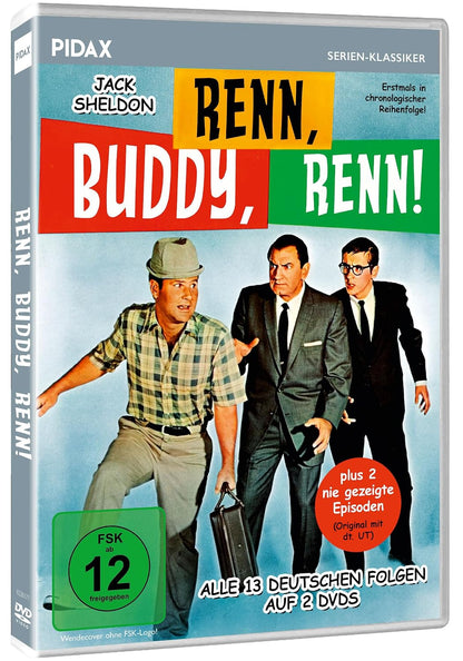 Renn Buddy renn! / Alle 13 deutsch synchronisierten + 2 nie gezeigte Folgen der Krimikomödie (Pidax Serien-Klassiker