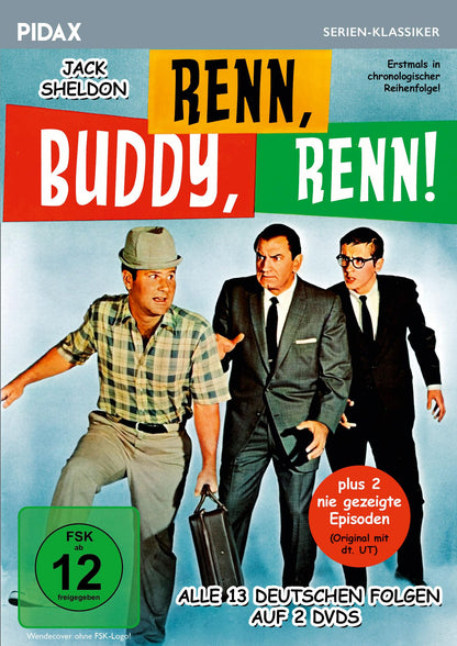 Renn Buddy renn! / Alle 13 deutsch synchronisierten + 2 nie gezeigte Folgen der Krimikomödie (Pidax Serien-Klassiker