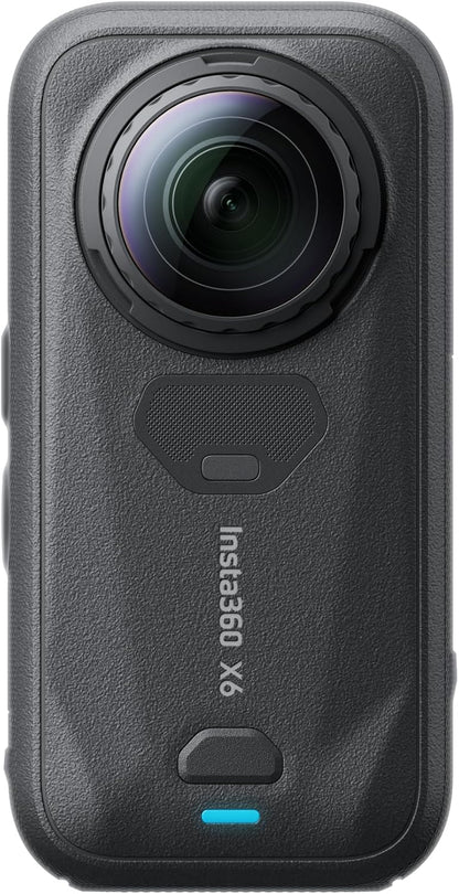 Insta360 X6 Standard Bundle – 8K 360° Action Camera, Dual 1/1.1" Sensors, PureVideo, 360° Reframing, Midnight Black