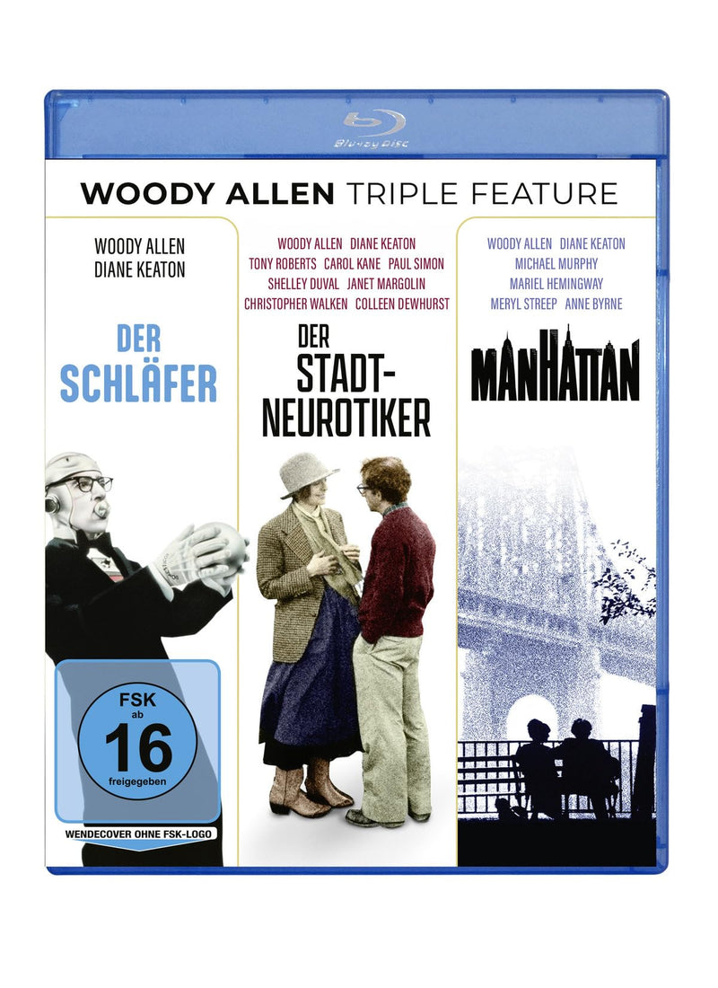 Woody Allen Triple Feature: Sleeper / Annie Hall / Manhattan (3 Blu-Ray