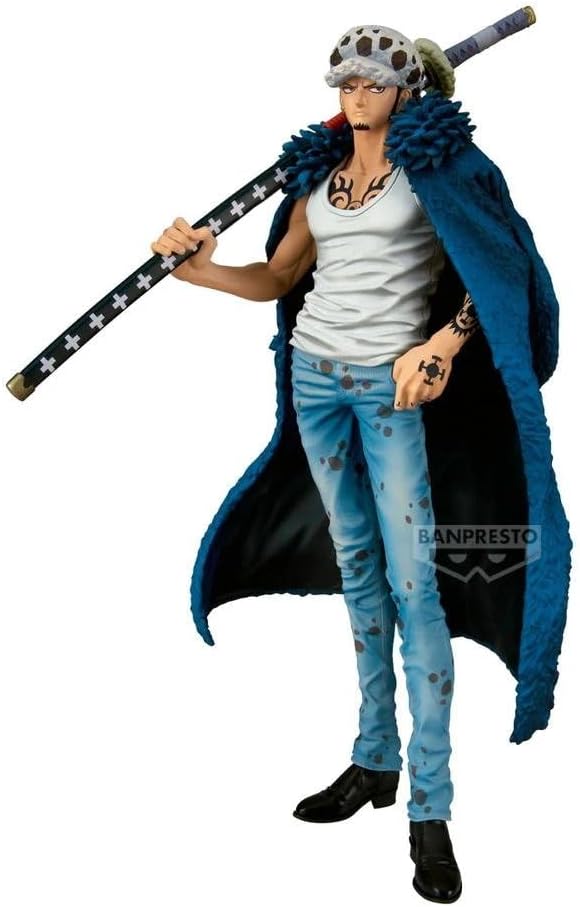 Banpresto Trafalgar Law One Piece Action Figure - Premium (The Brush) 31 cm - PZ71208P Multicolor - Collectible figure - Ideal for Anime Fans