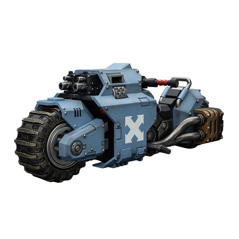 Warhammer 40,000 Raider-Pattern Combat Bike Space Wolves With Twin-Linked Bolt Rifles 22 Cm
