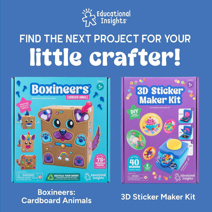 Learning Resources Boxineers Vehículos de Cartón, Kit de Construcción Stem