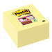 Post-it 101 x 101 mm Super Sticky Lined Notes - Canary yellow (Pack of 6