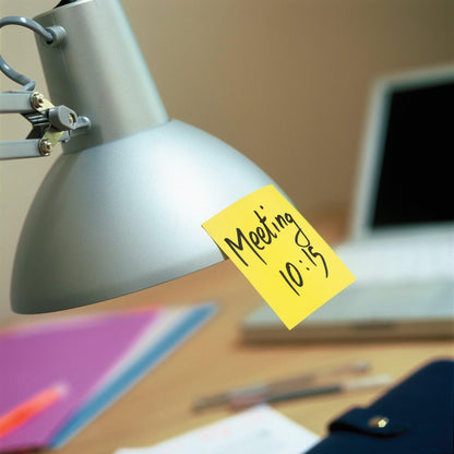 Post-it Super Sticky Notes, 76mm x 76mm, Ultra Yellow, 6 pads, 90 sheets per pad