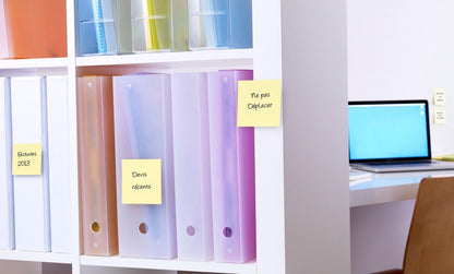 Post-it Super Sticky Notes, 76mm x 76mm, Ultra Yellow, 6 pads, 90 sheets per pad