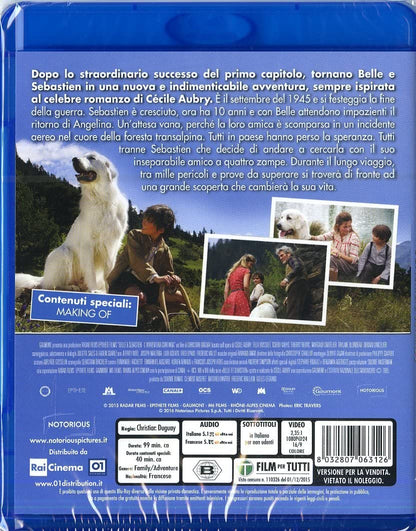 belle e sebastien - l'avventura continua (blu ray) BluRay Italian Import
