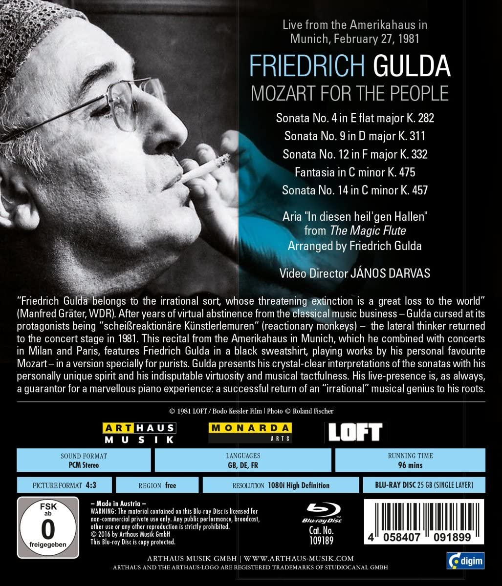 Friedrich Gulda - Mozart For The People