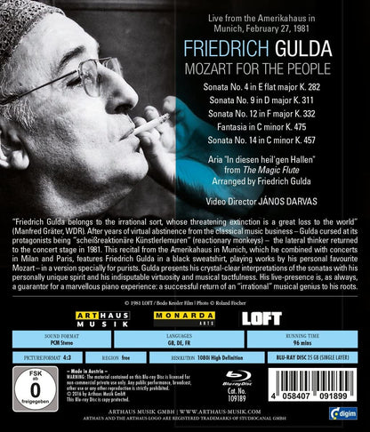 Friedrich Gulda - Mozart For The People