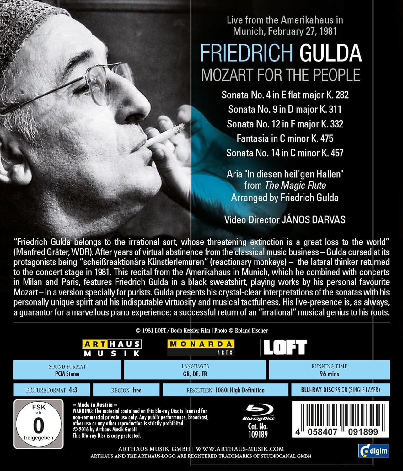 Friedrich Gulda - Mozart For The People