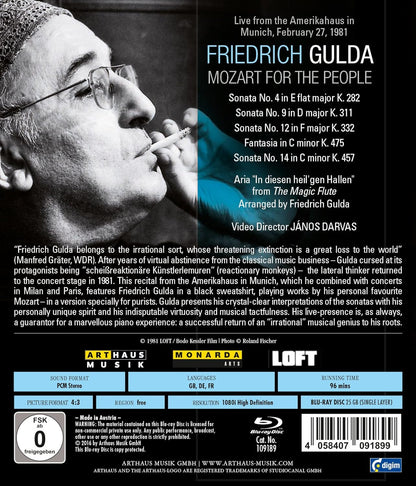 Friedrich Gulda - Mozart For The People