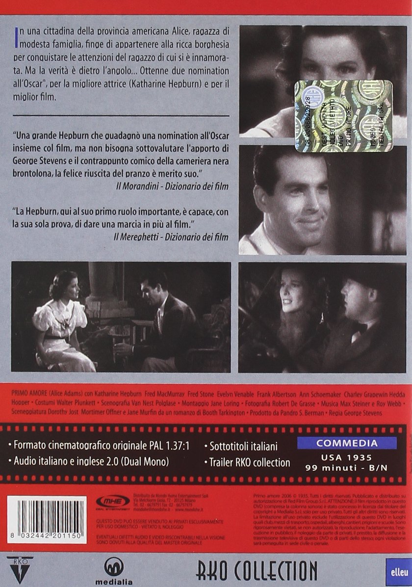 Primo Amore (1935) - (Italian Import)