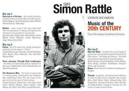 Sir Simon Rattle Conducts And Explores Music Of The 20th Century
