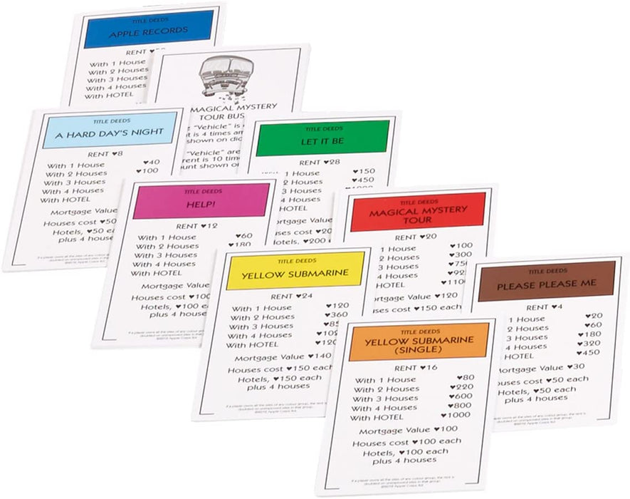 The Beatle Monopoly, Jeu de société, Edition Collector