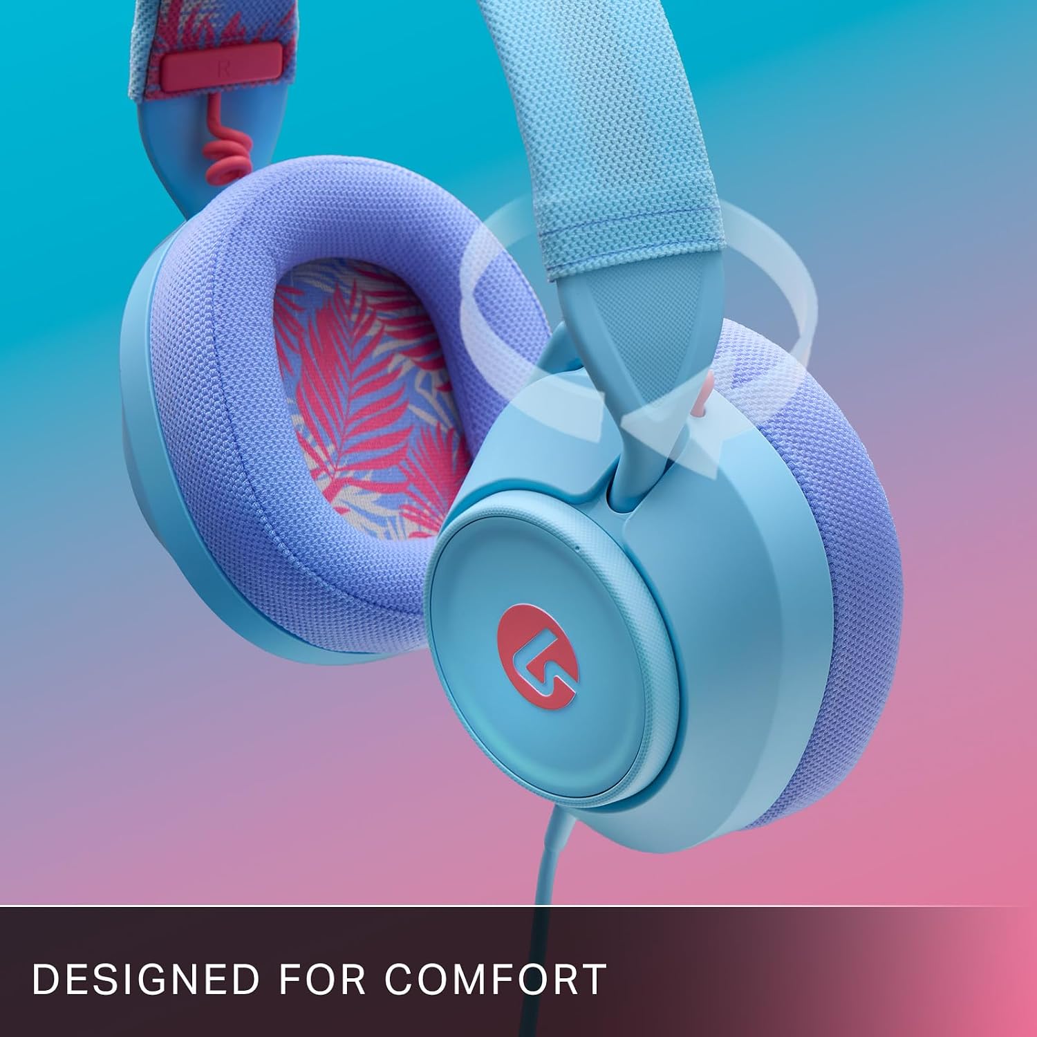 LucidSound LS10 Bedrade Gaming Headset - Ocean Waves, werkt met PlayStation, Xbox, PC, mobiele en andere compatibele apparaten, ontworpen voor comfort, premium audio, snelle toegang audiobediening