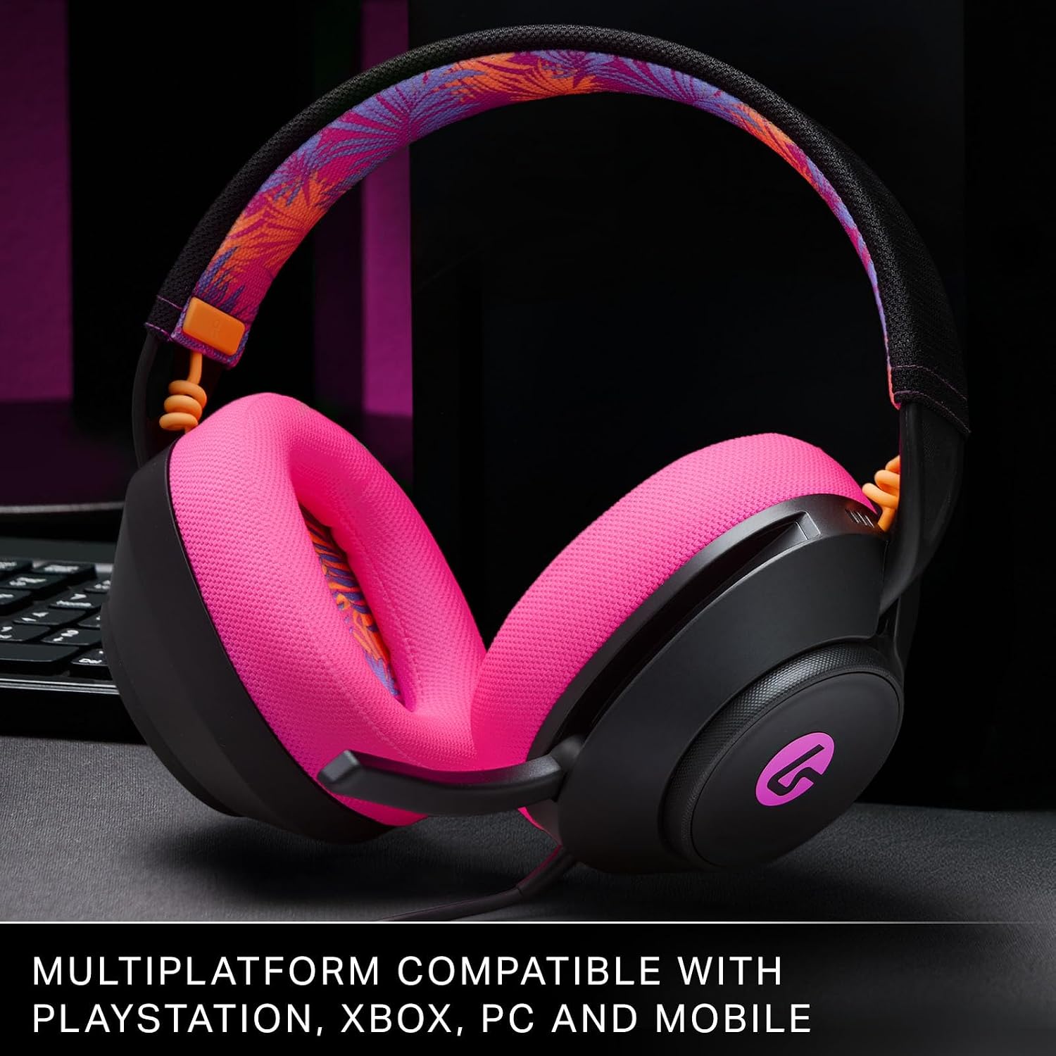 LucidSound LS10 Wired Gaming Headset - Midnight Surf, werkt met PlayStation, Xbox, PC, Mobile, en andere compatibele apparaten, ontworpen voor comfort, premium audio, Quick-Access Audio Controls