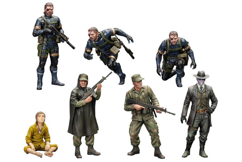 Kotobukiya Metal Gear Solid V Ground Zero Set, Total Height Approx. 2.0 inches (50 mm), 1/35 Scale Plastic Model