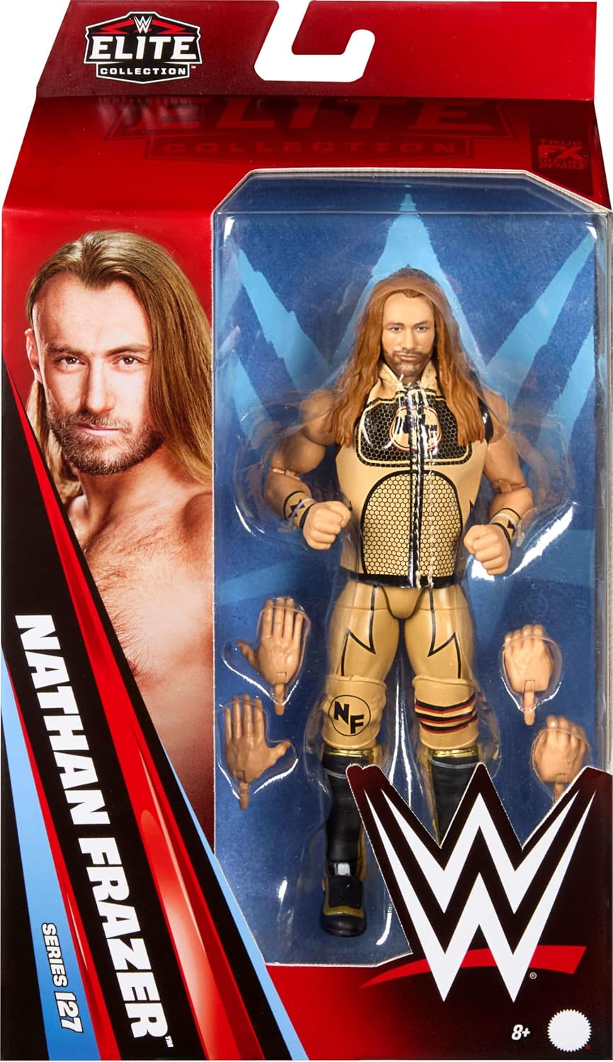 Mattel WWE Elite Nathan Frazer Action Figure & Accessories
