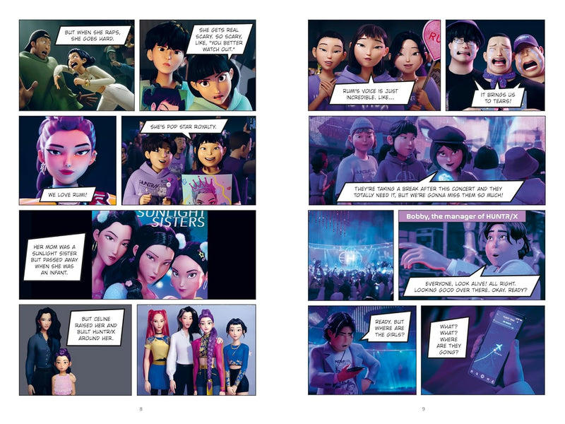 KPop Demon Hunters: The Official Movie Graphic Novel: The Official Retelling in Comic Form