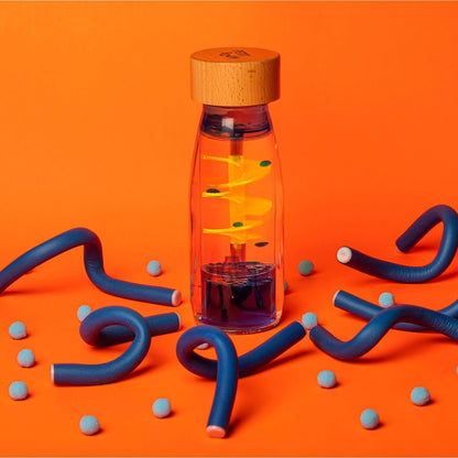 Sensorische Fles - Spiral Blue