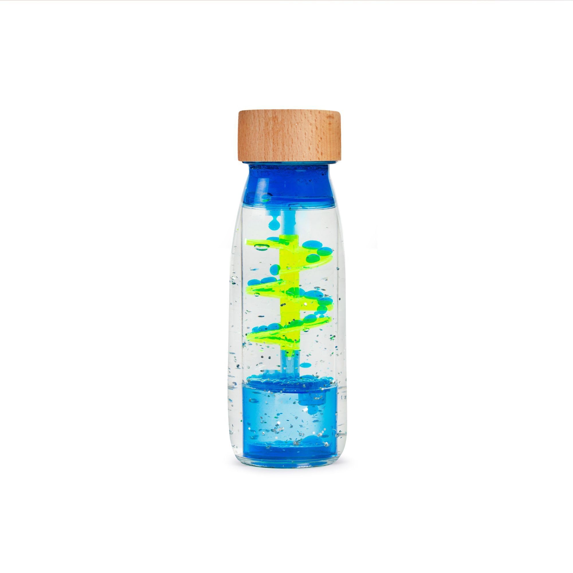 Sensorische Fles - Spiral Blue