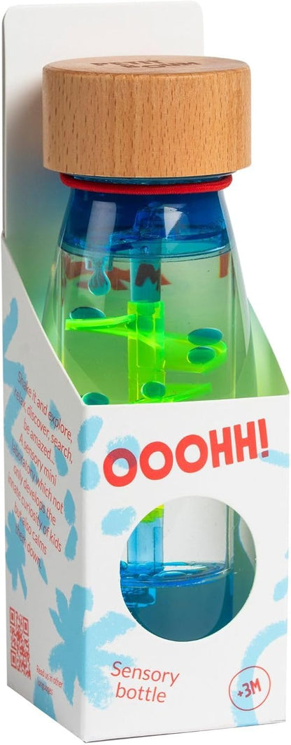 Sensorische Fles - Spiral Blue