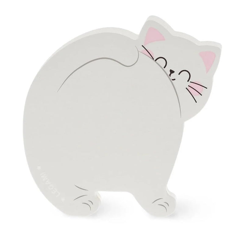 Legami Lovely Notes HSS0001 Cat Sticky Notepad, Grey