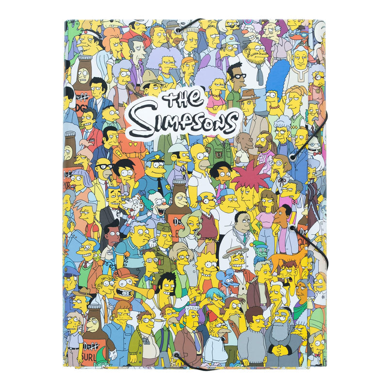 The Simpsons Elasticated Folder 34 X 26 Cm