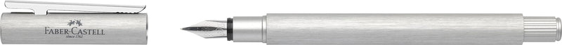 Faber-Castell - Fountain Pen Neo Slim Aluminium Nib EF Silver Glint