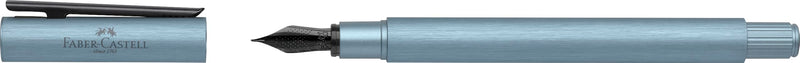 Faber-Castell - Fountain Pen Neo Slim Aluminium Nib EF Serenity Blue