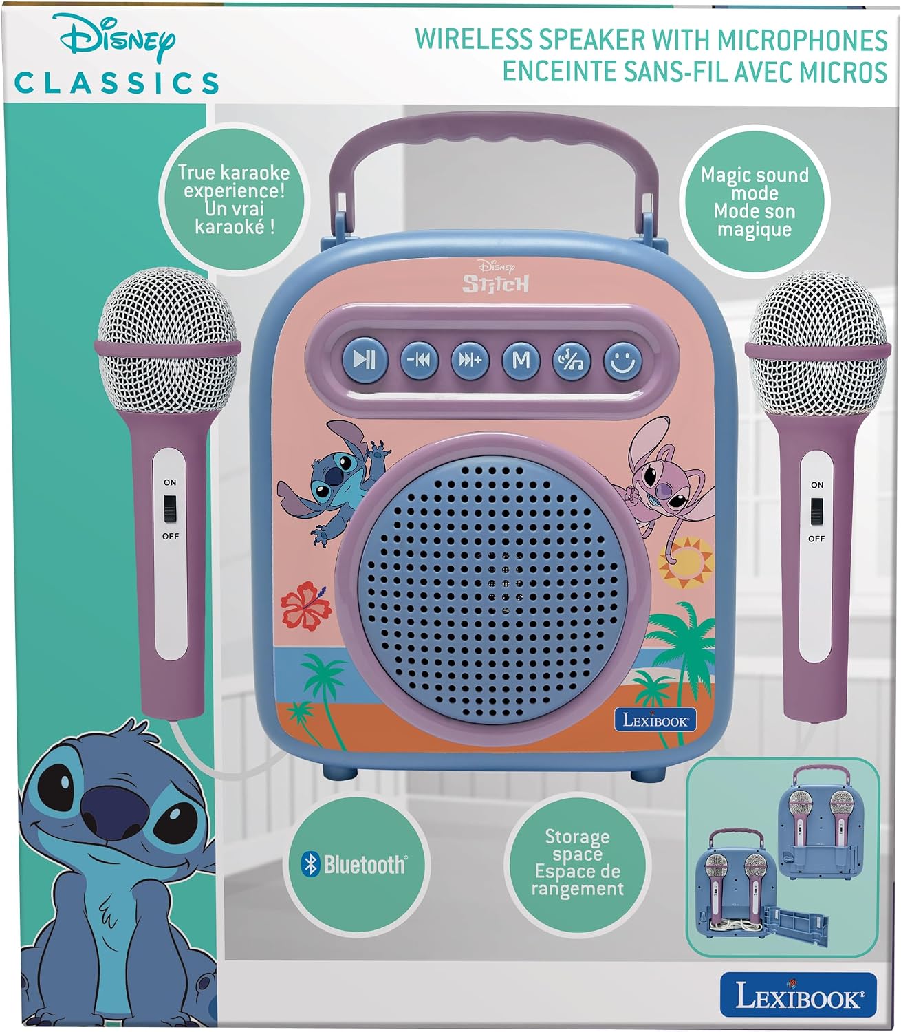 Lexibook - Bluetooth Speaker With Microphones (Btc050D)
