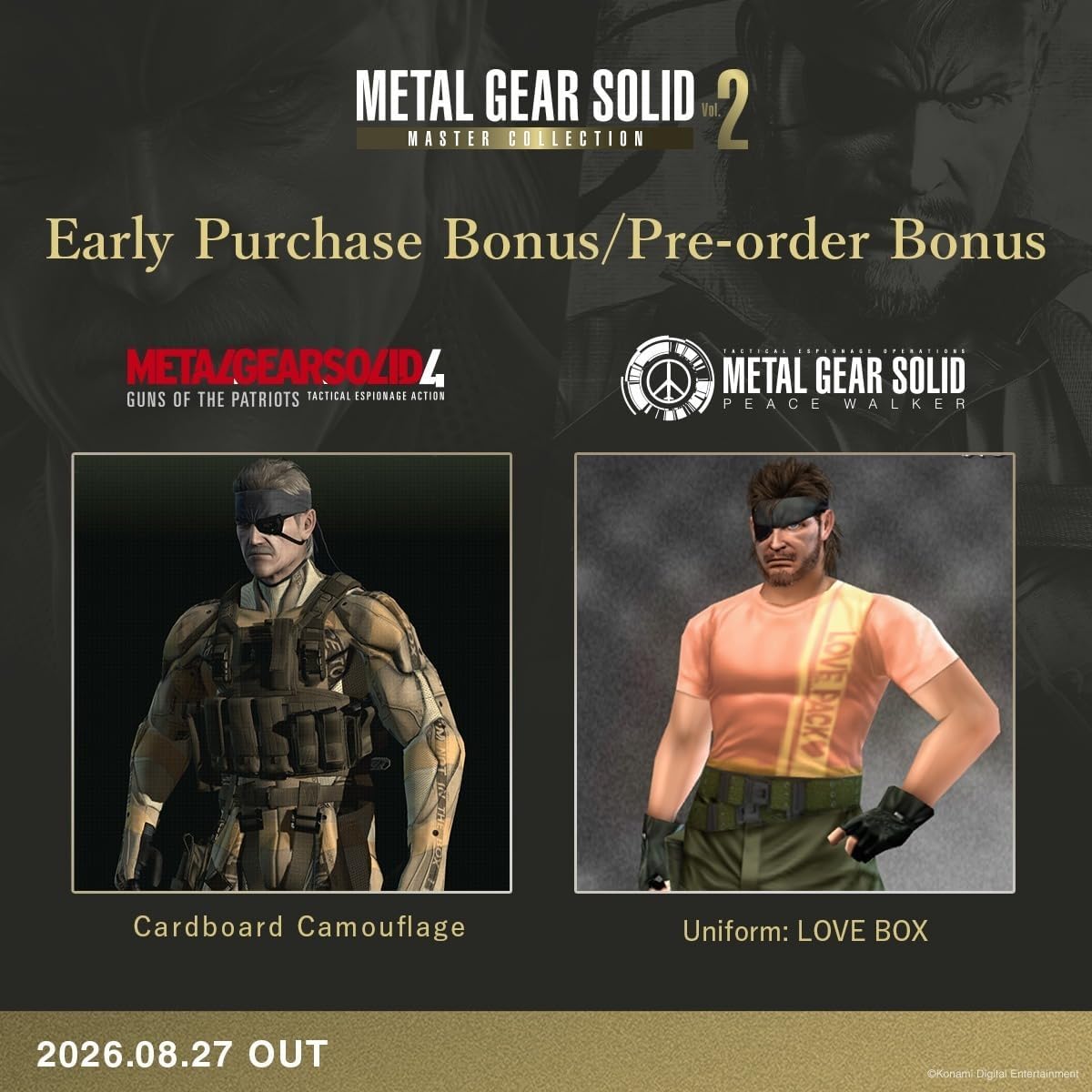 Metal Gear Solid Master Collection Vol 2  (Day One Edition)